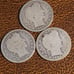 Lot of complete Set of 1894p,o,s SILVER Barber Quarters USA Genuine Tough year