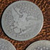 Lot of complete Set of 1894p,o,s SILVER Barber Quarters USA Genuine Tough year