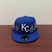 New Era, 59Fifty Paisley Fitted Hat, Kansas City Royals, Blue & White
