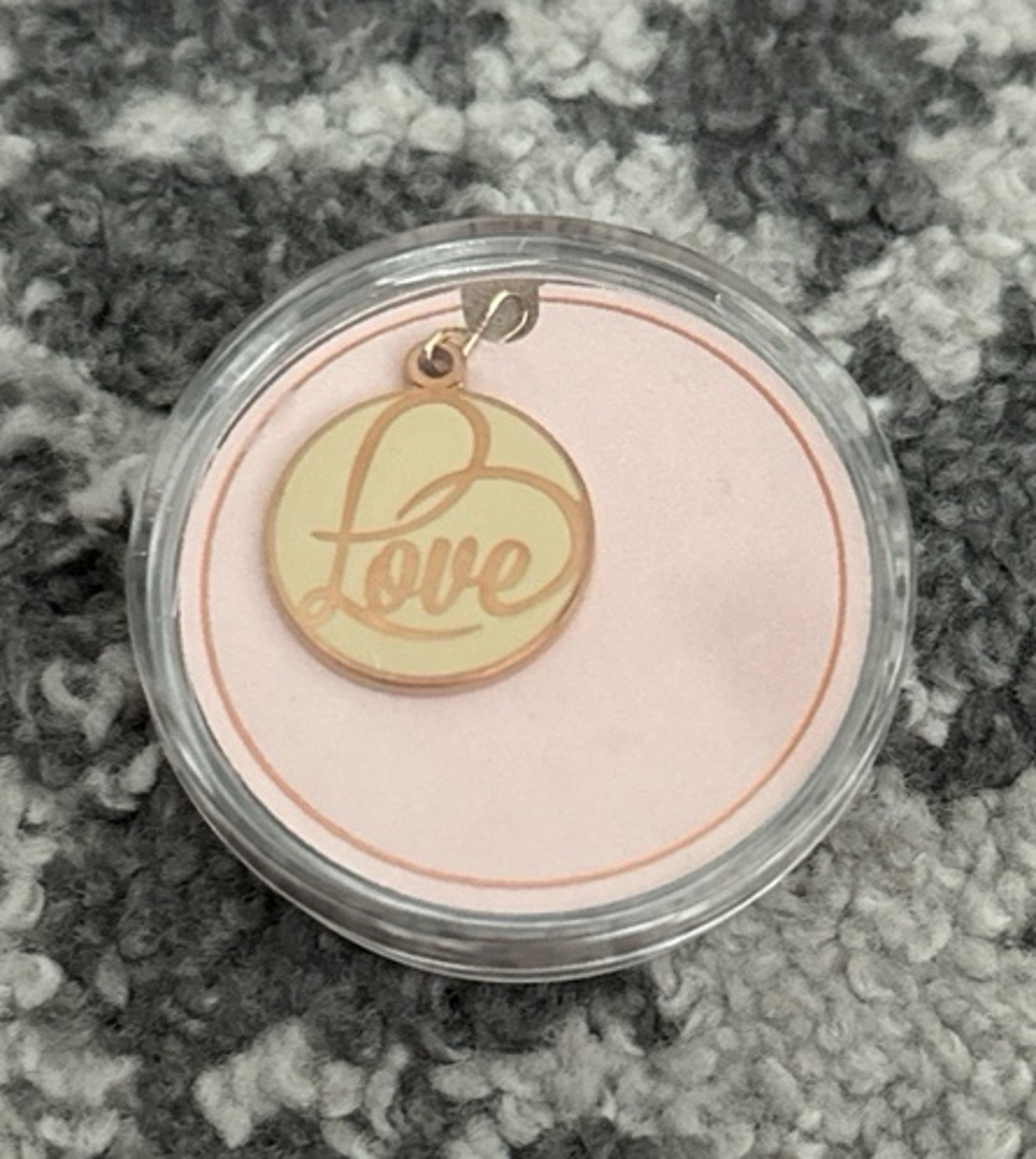 Alex and Ani “Love” Charm ~ Chain Station ~ NEW!