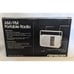 NOS Soundesign Radio Portable AM FM Battery Gray 2204 SGY Prop Vintage Retro NIB