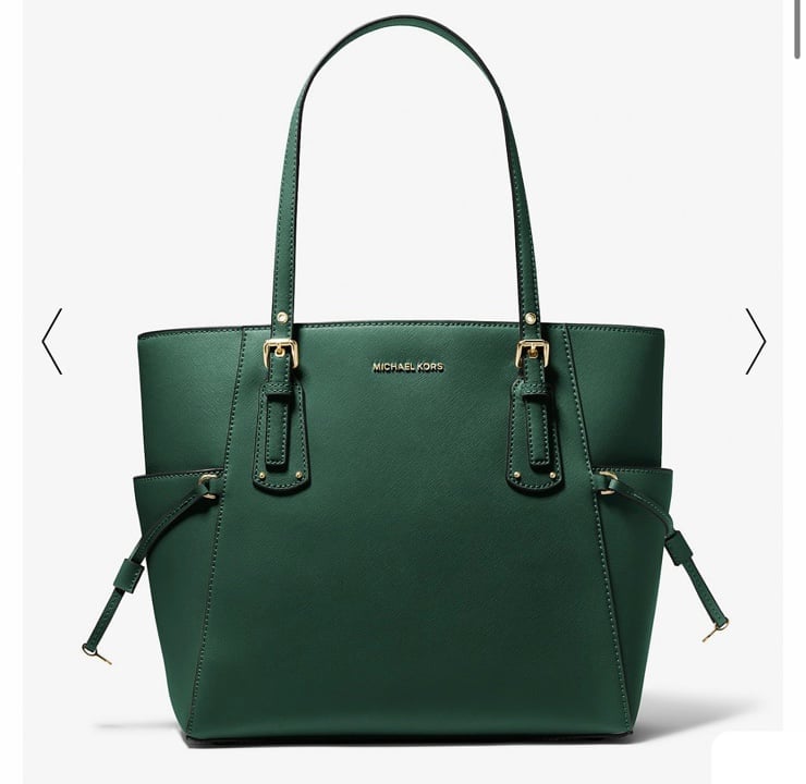 michael michael kors voyager small logo tote bag