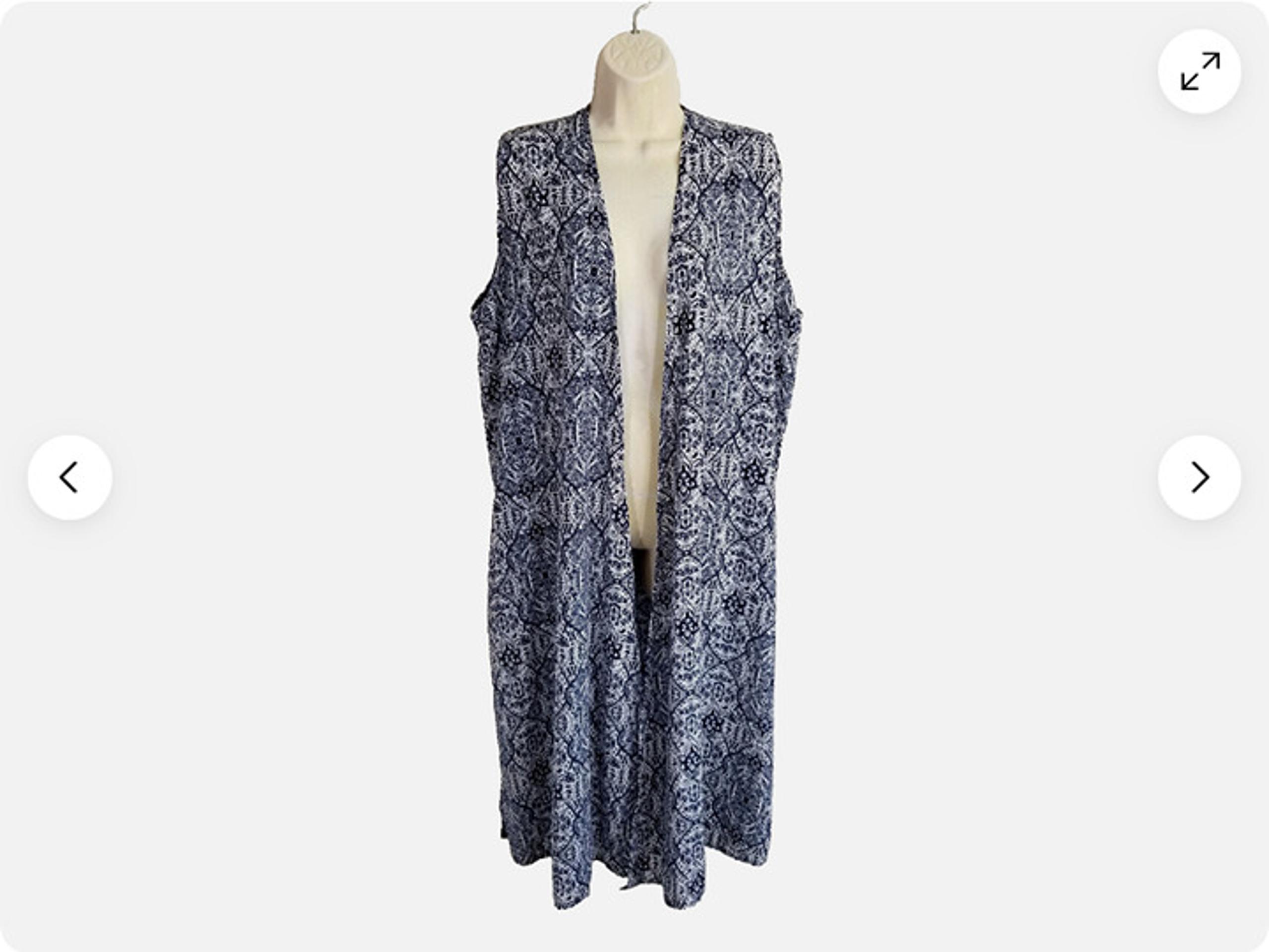 LULAROE Joy Open Vest Duster 5952E1P