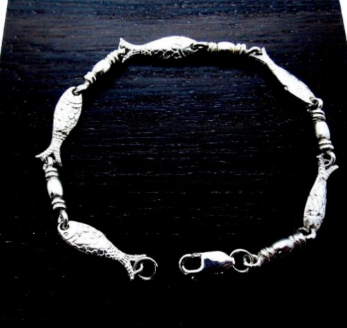 9 ACTS .925 LARGE FISH LINK New Style
