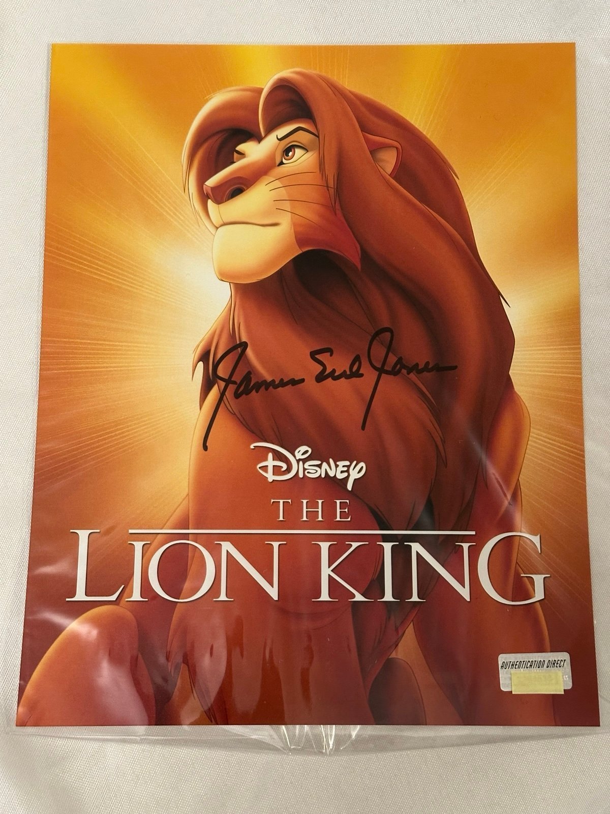 Authentic James Earl Jones 8x10 Signed Mufasa Photo - Autographed Picture - COA