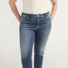 New with tags Silver Jeans Co. Plus size 24W Elyse Comfort Fit Mid rise Capri Ma
