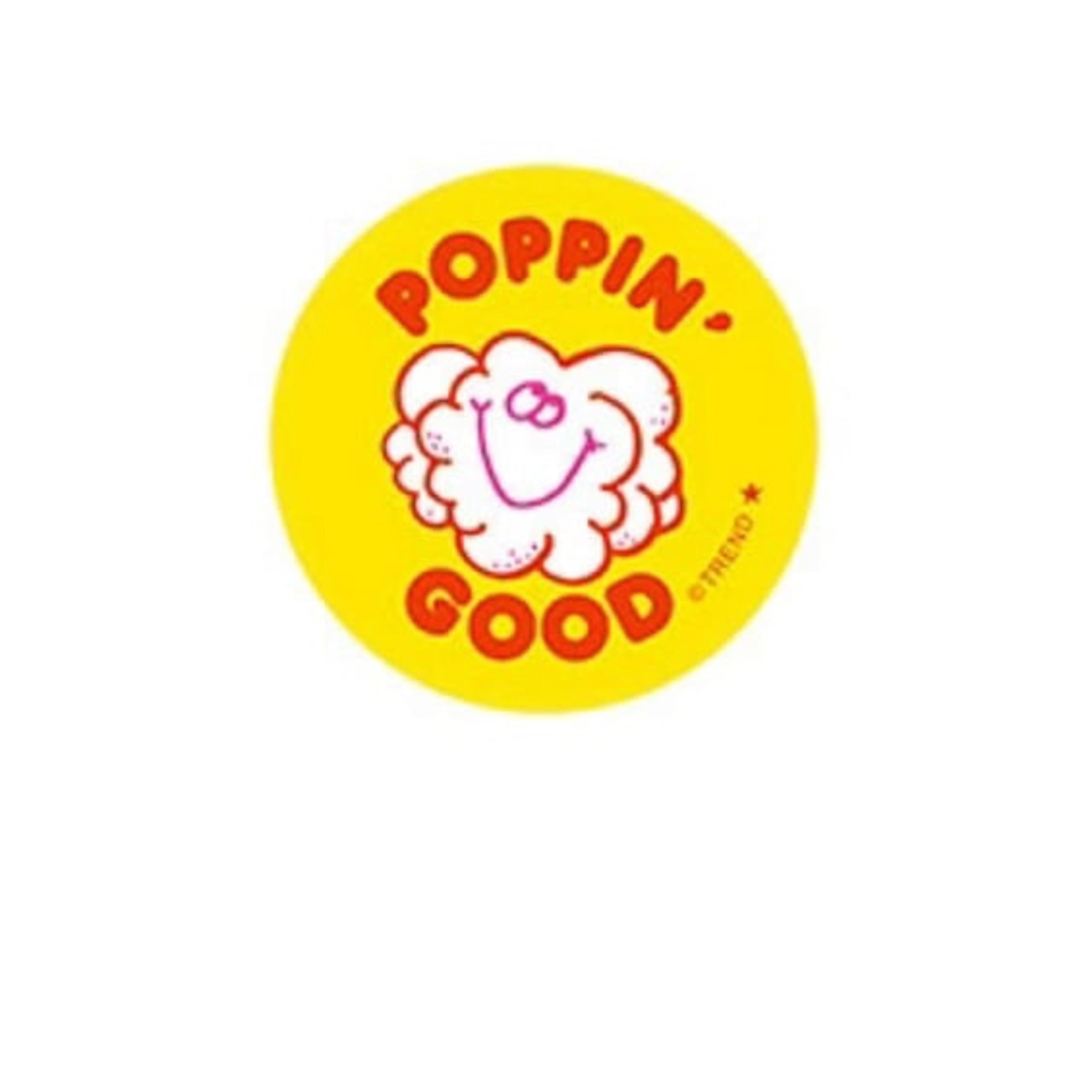 Poppin' Good, Popcorn scent Retro Scratch 'n Sniff Stinky Stickers®