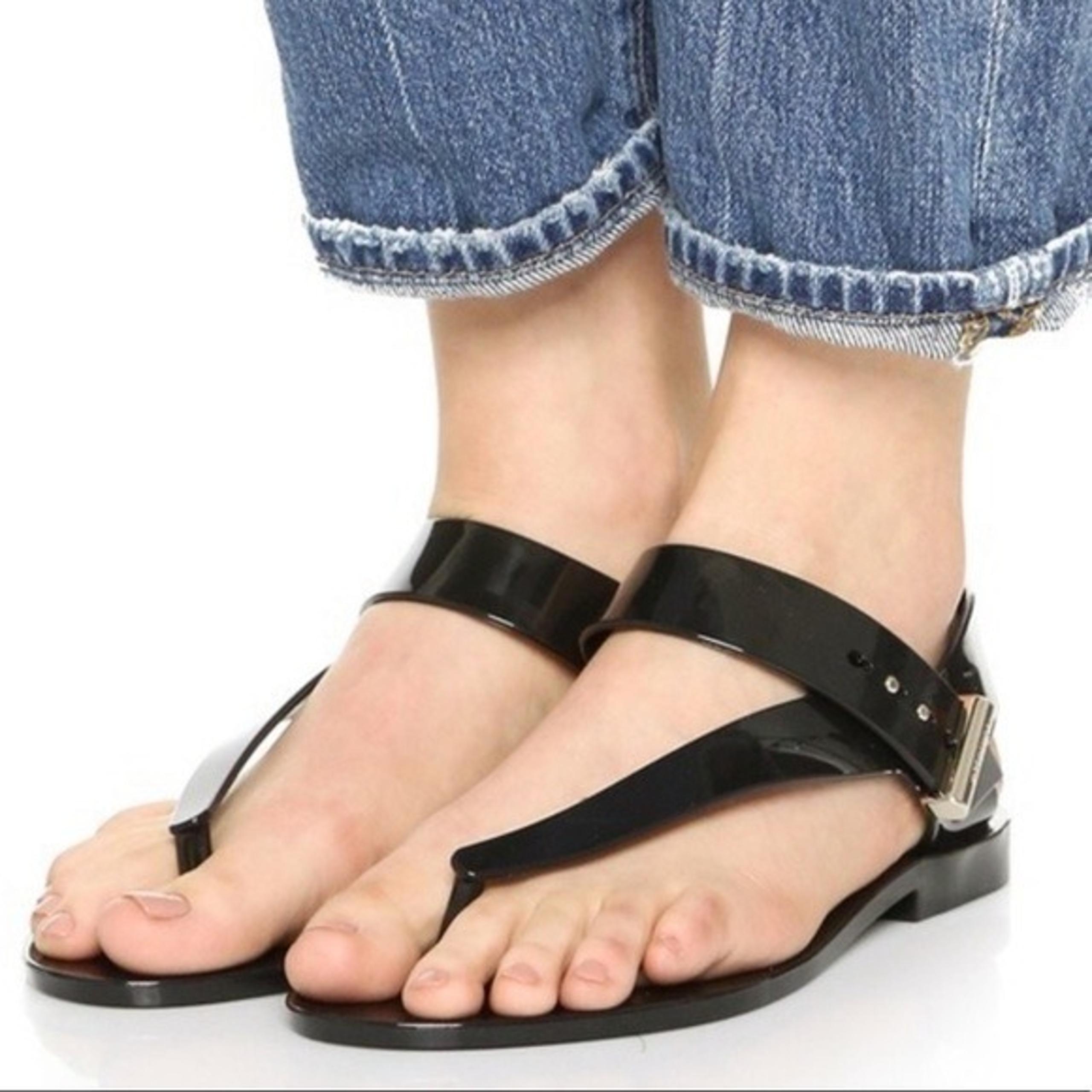 melissa + JASON WU Charlotte Sandals Black Sz 6