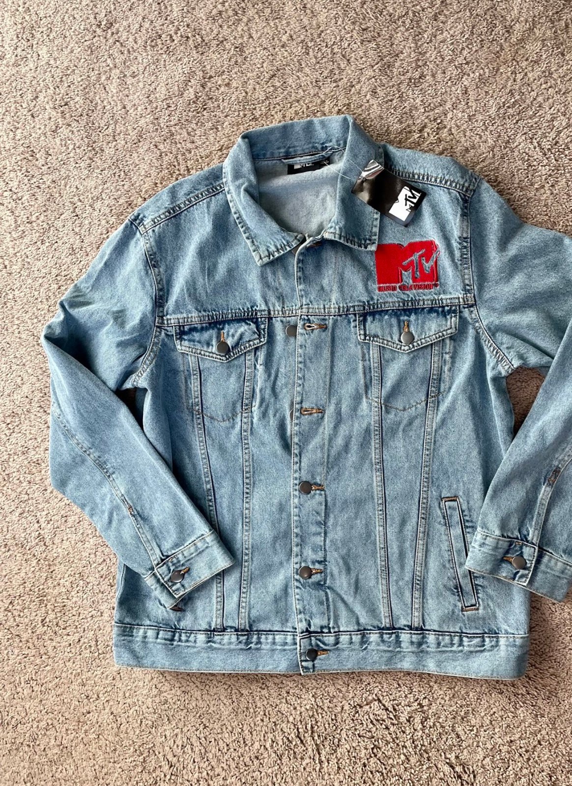 Denim mtv jean jacket new