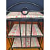 Vintage Black Metal Triplet Bunkbed for Dollhouse, Metal Dollhouse Bunkbed, Blac