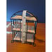 Vintage Black Metal Triplet Bunkbed for Dollhouse, Metal Dollhouse Bunkbed, Blac