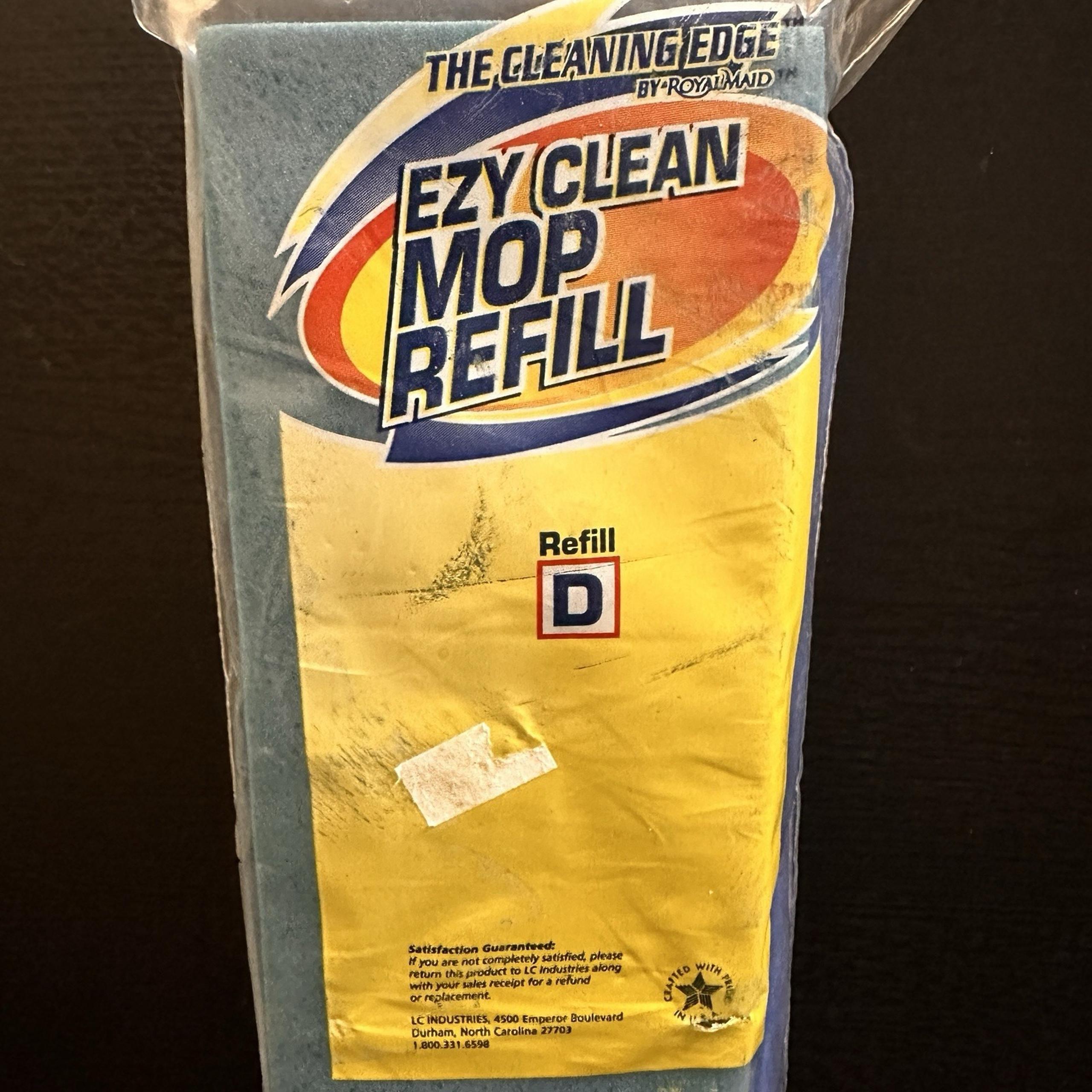 Royalmaid Cleaning Edge EZY Clean Mop Refill D Replacement Vintage Made USA