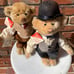 Coppertown Bears Mohair collectable Laurel and Hardy bears