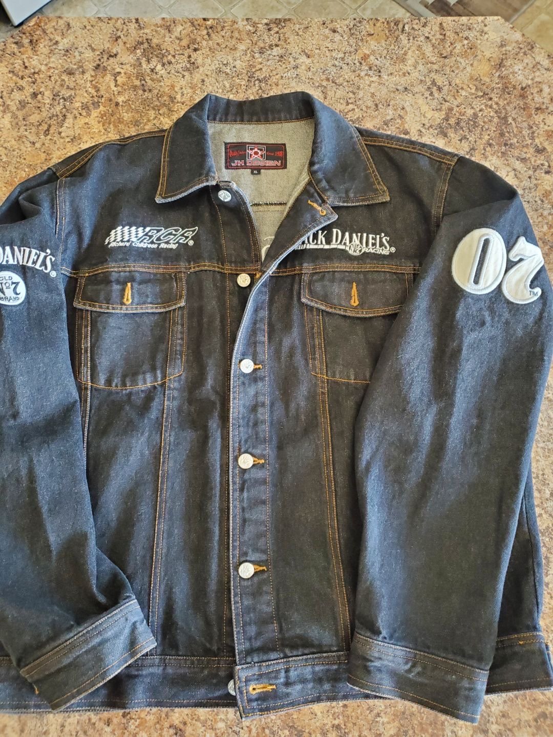 Used Jack Daniels Old No. 7 Richard Childress Racing RCR Black Denim