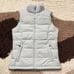 The North Face Womens Nuptse Vest Sz XS In Light Grey