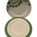 Set Of 4 Martha Stewart Collection Macy’s Hudson Green Dinner Plates 11.5 EUC