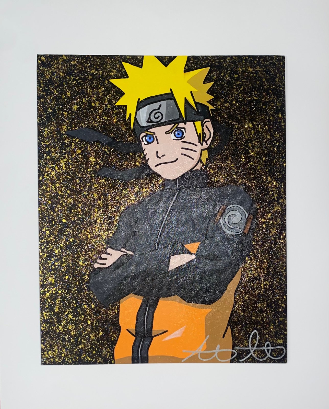 Naruto Shippuden Naruto - Canvas Panel Painting 16x20in