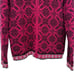 LL Bean Vintage Full Zip 100% Cotton Cardigan Sweater Pink Size Medium