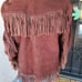 Fringe vintage leather