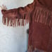 Fringe vintage leather