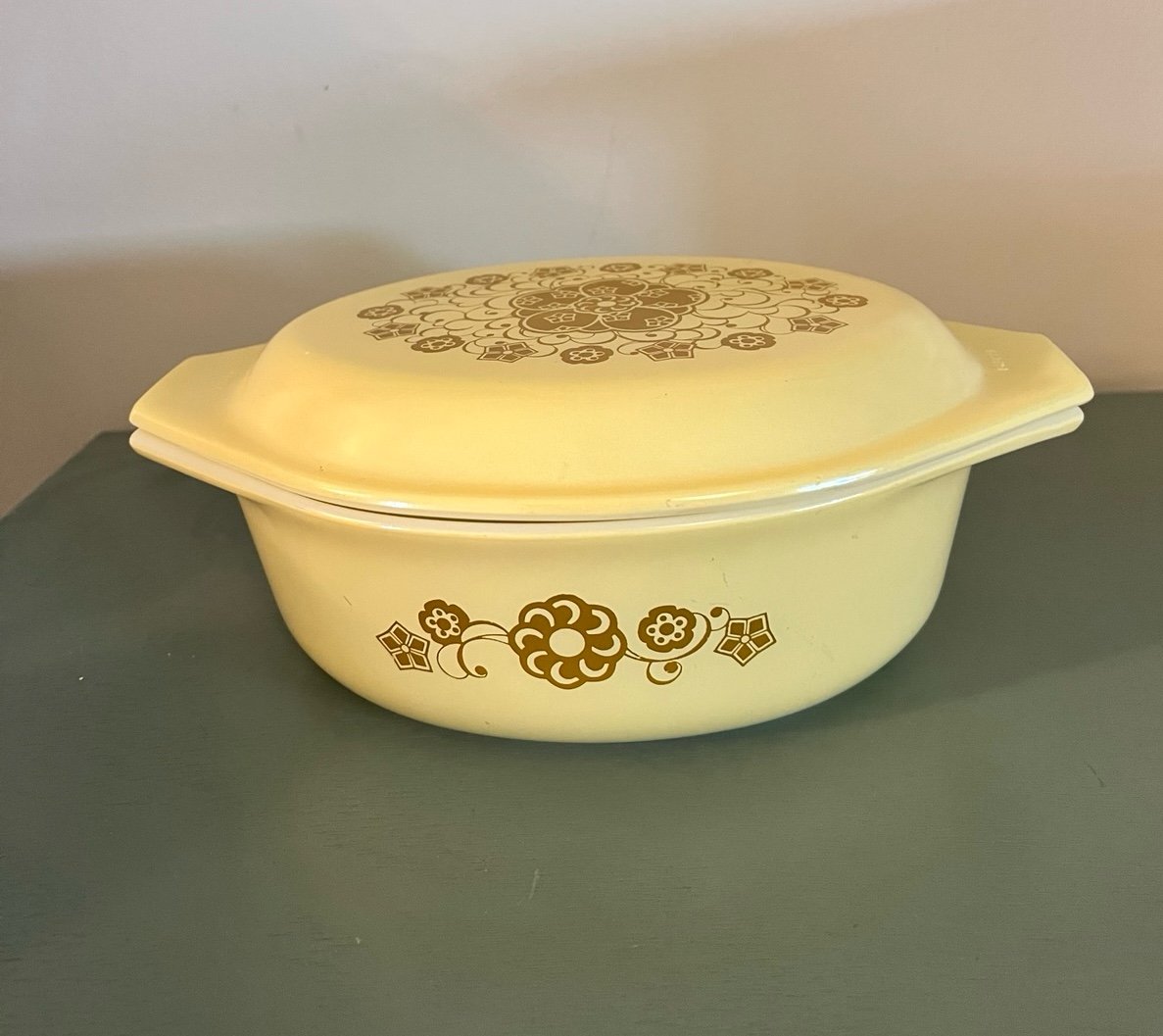 Vintgae 1970’s Pyrex Kim Chee Casserole Dish 1.5 Quart