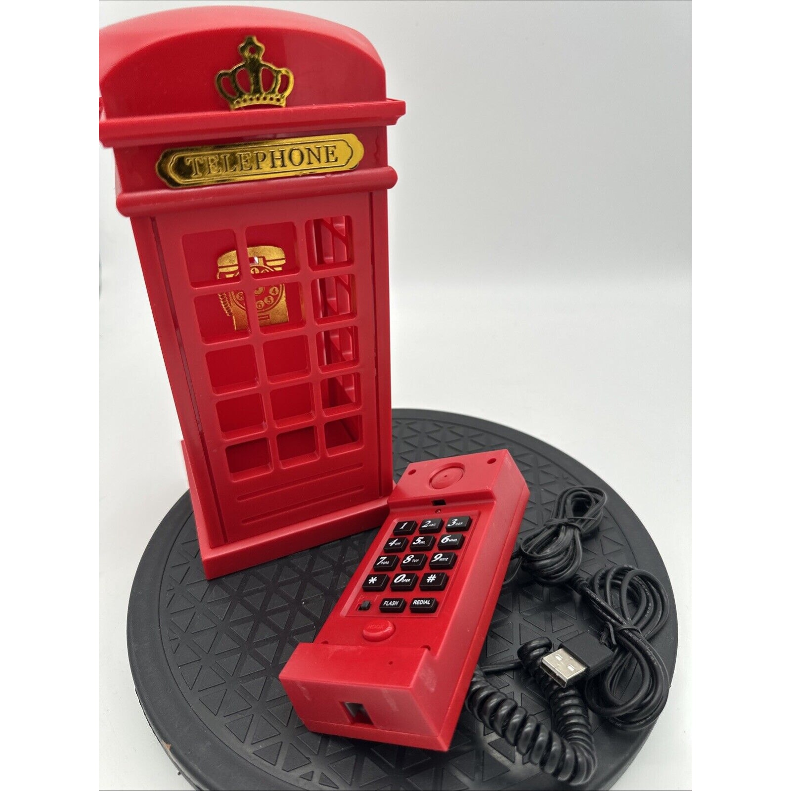 South Sunny Telephone Booth Land Line Red Telephone NEW