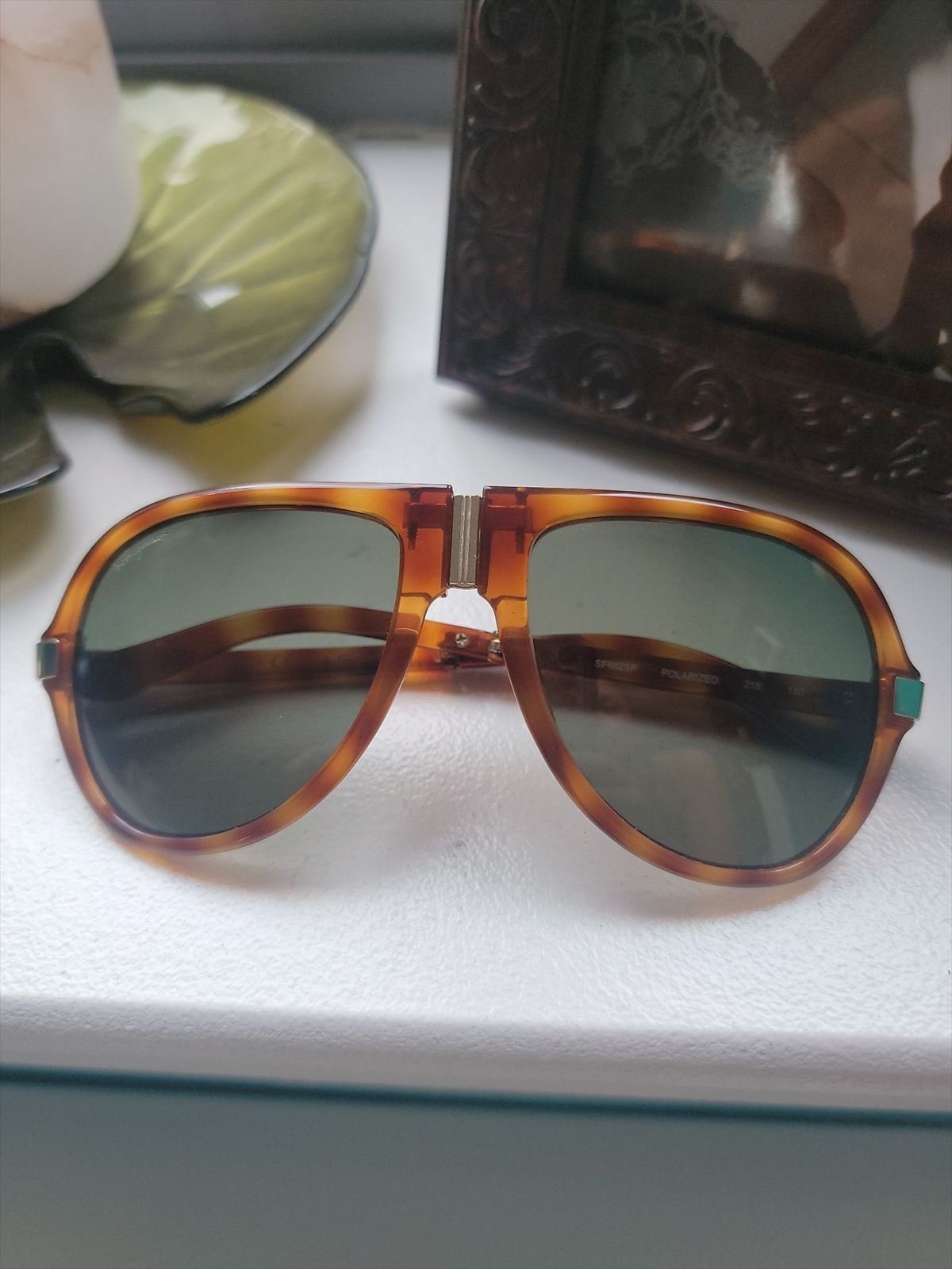 Ferragamo Polorized Folding Sunglasses