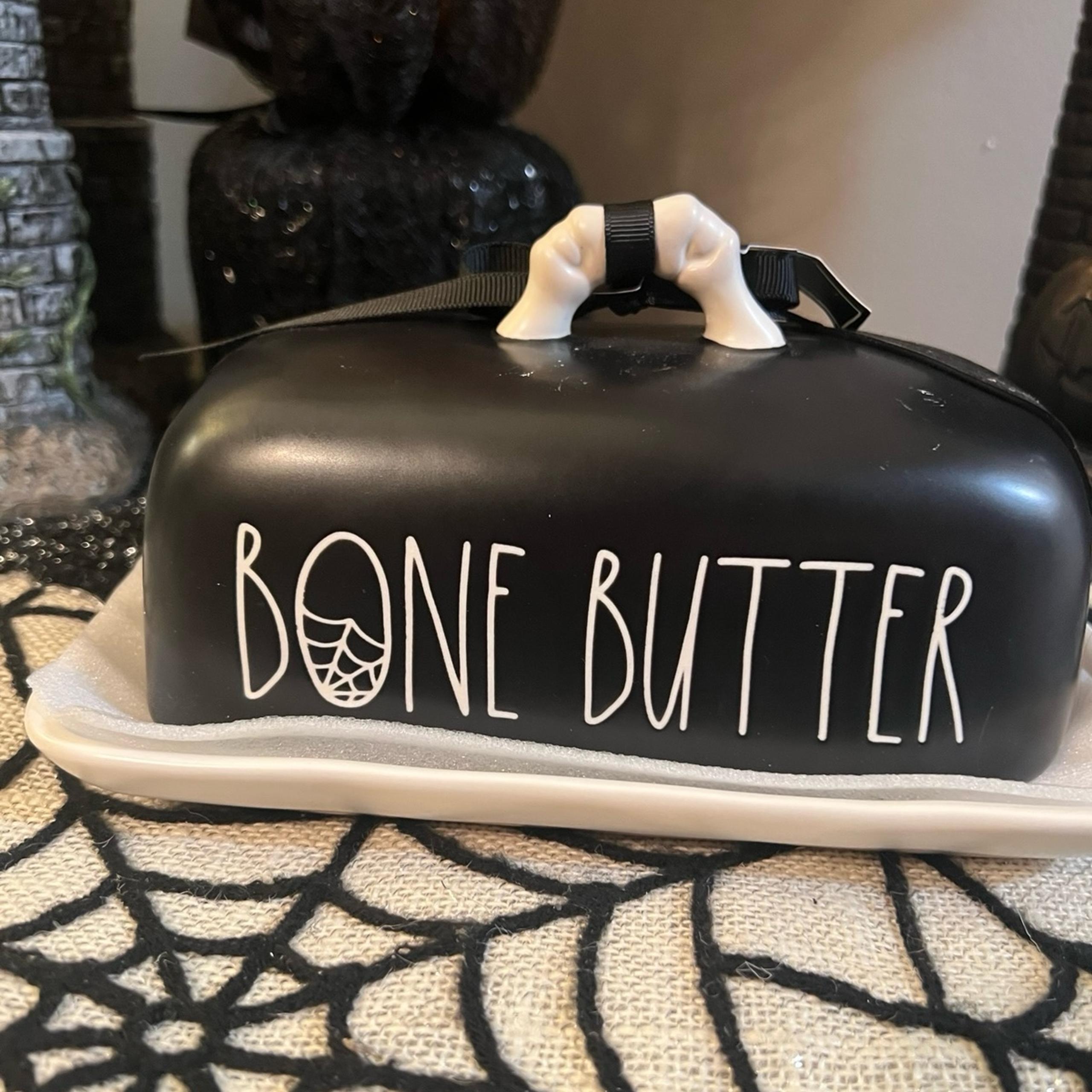 Rae Dunn Halloween “Bone Butter” Butter Dish