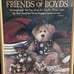 Boyds bears framed picture and vintage w