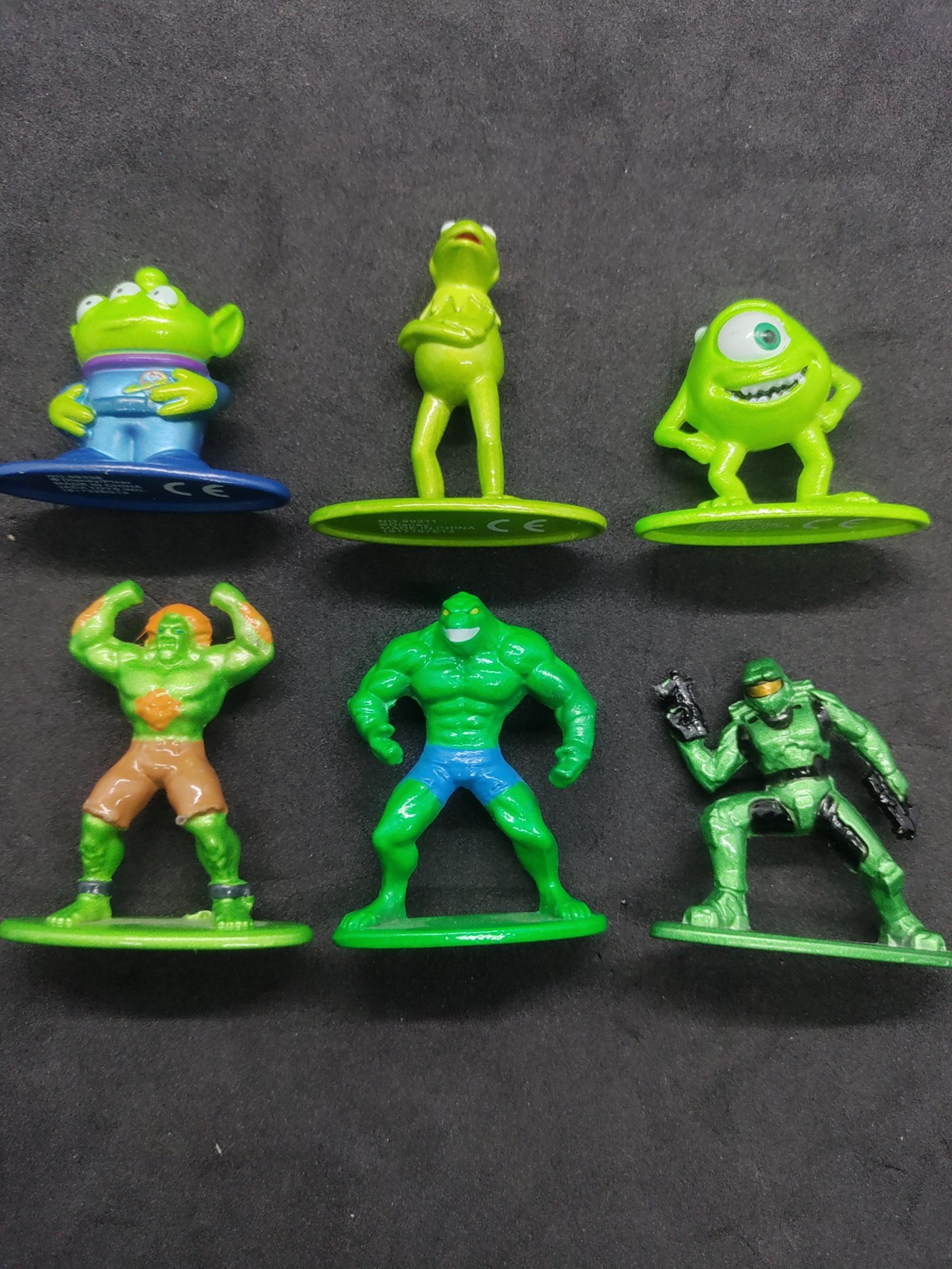 Jada toys nano metal Minifigures  marvel muppets Disney street fighter halo
