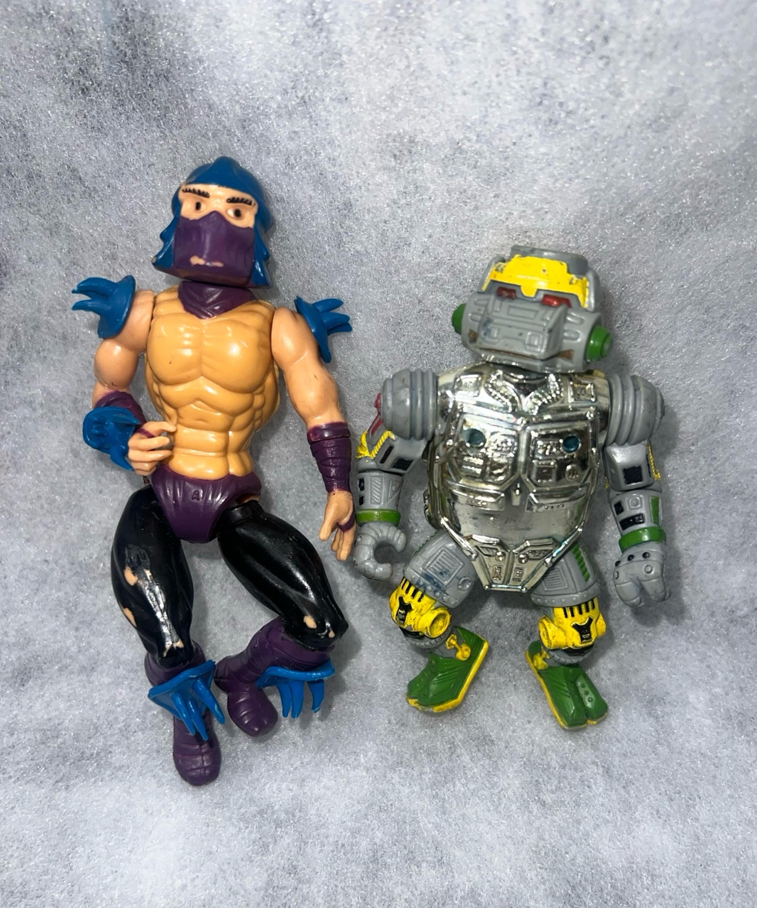 1989 Playmates TMNT Metalhead Robot Turtle 4.5"Vintage Action Figure