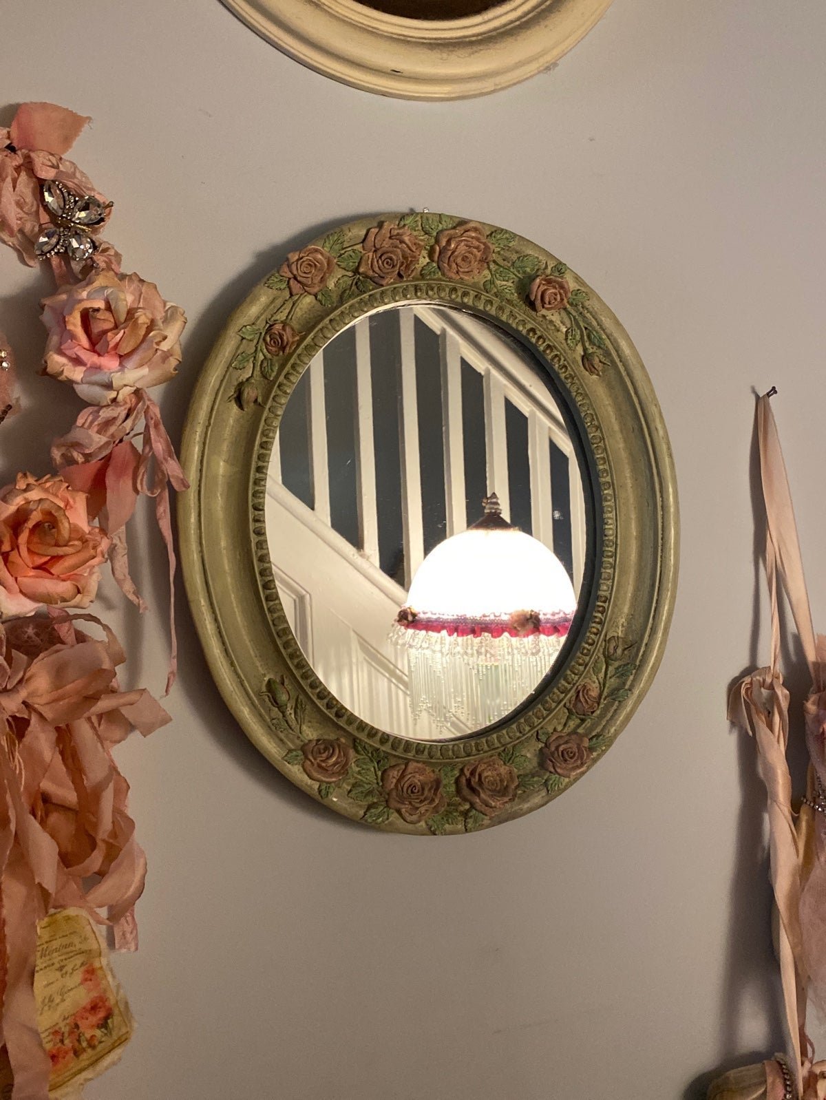 Vintage/shabby chic intricate mirror