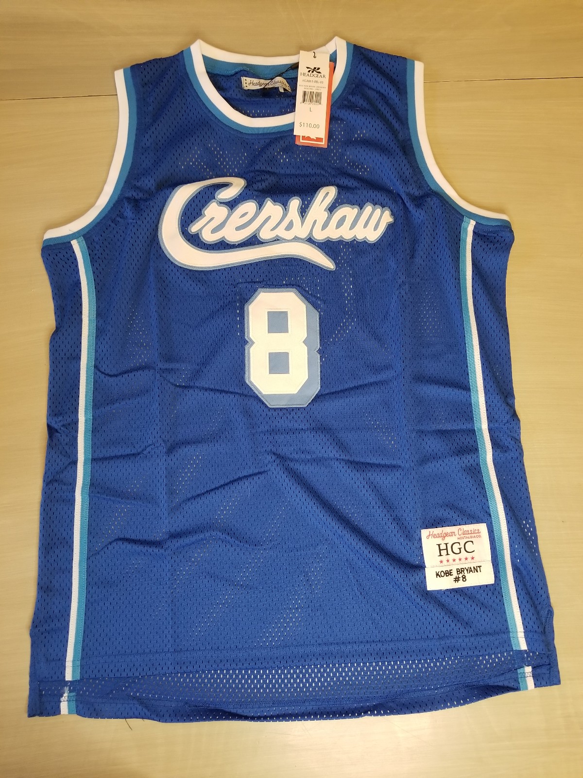 Headgear Classics Kobe Bryant Jersey Mens Large Blue