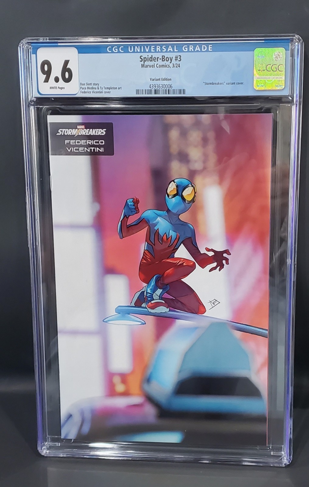 Spider-Boy #3 2024 Marvel Comics 1st Print Federico Vicentini Variant CGC 9.6