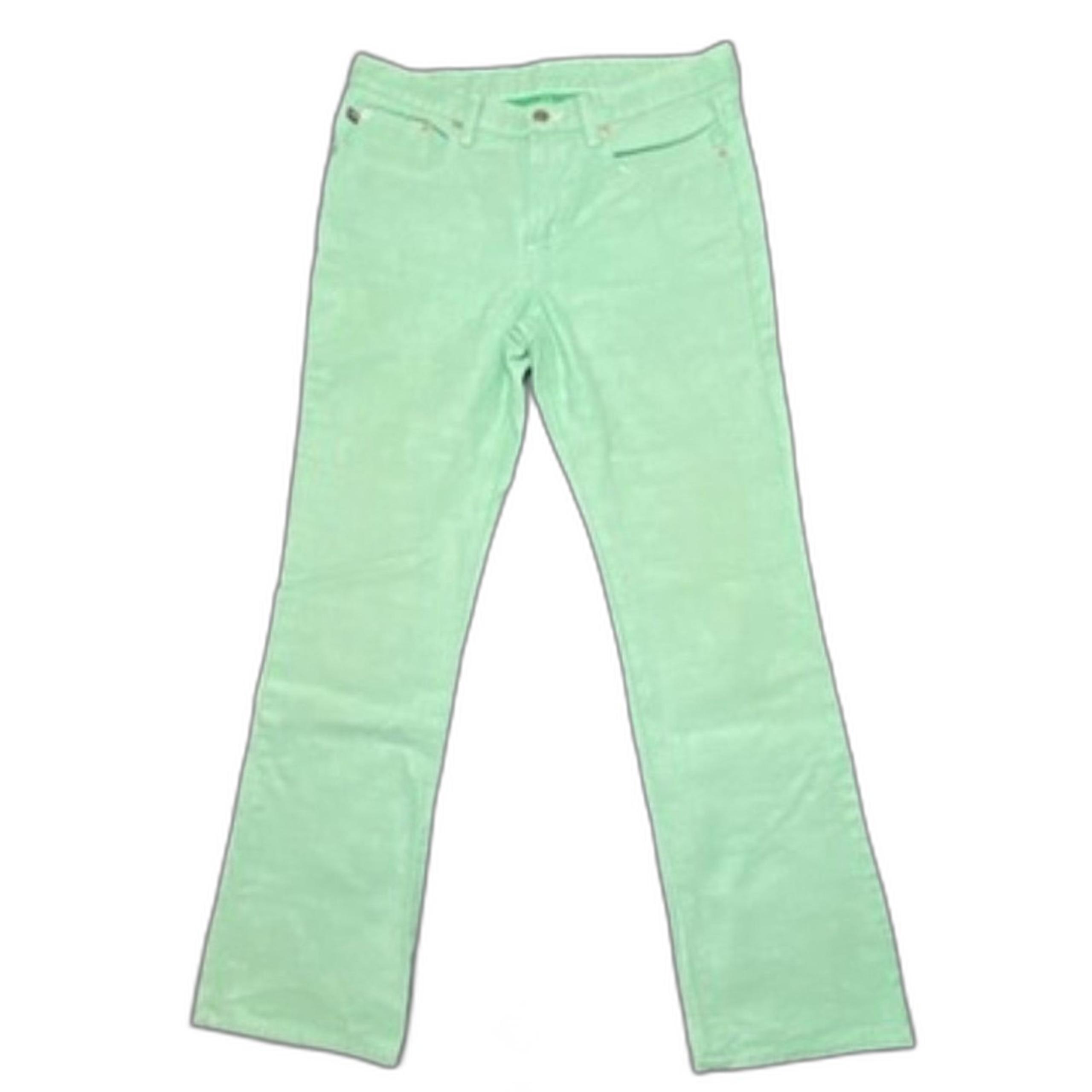 Ralph Lauren Polo Green Five-Pocket Bootcut Jeans (Size 8)