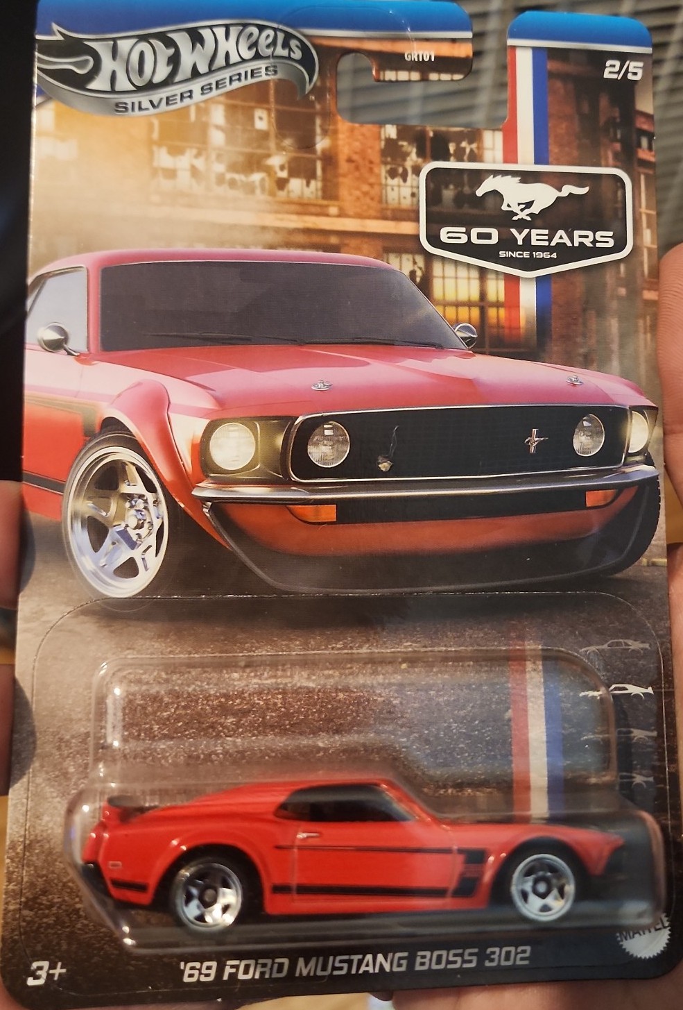 Hot Wheels 60 Years Mustang Anniversary 5pc Set.