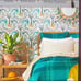 Opalhouse Anza woven rattan headboard