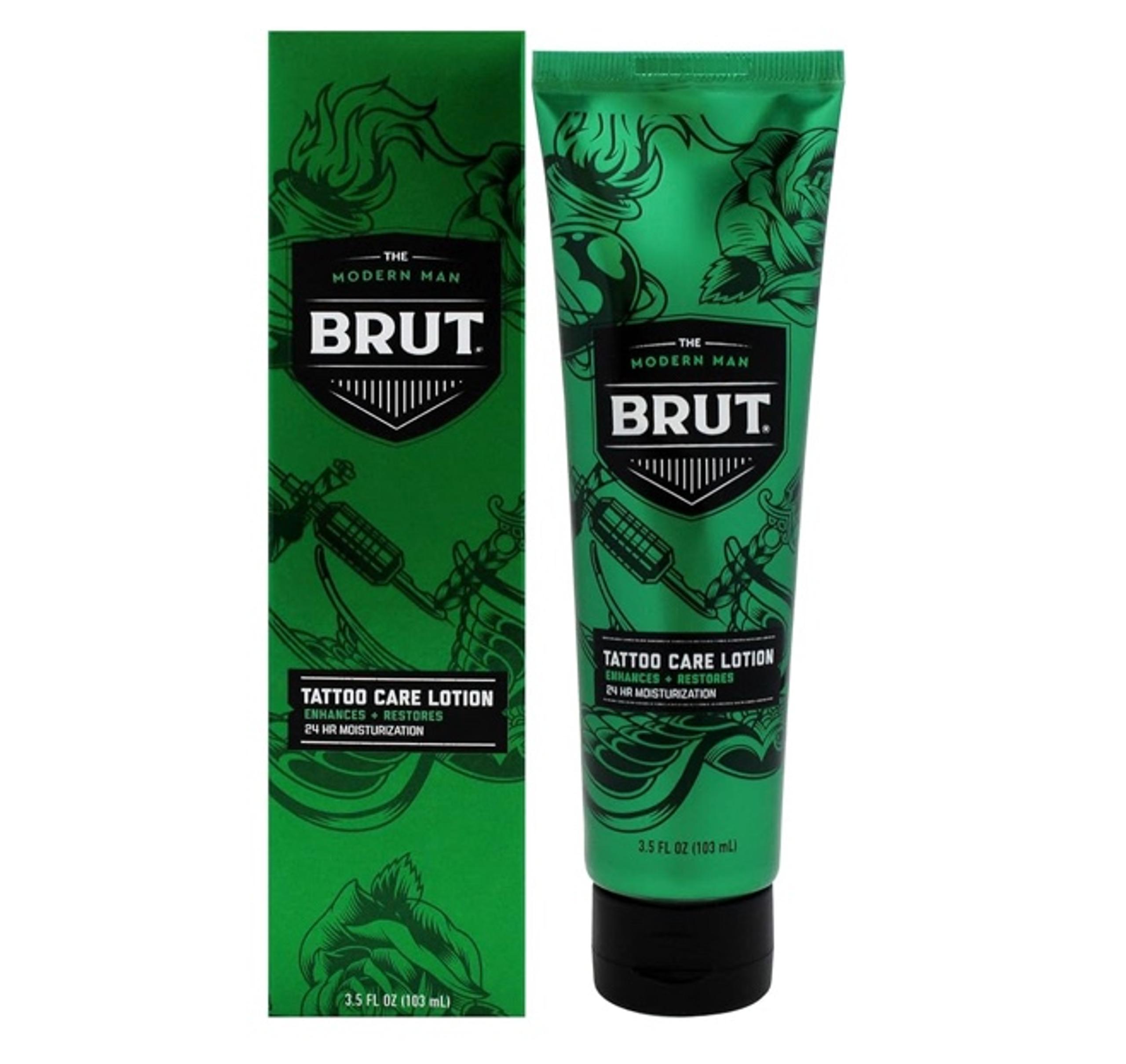 NIB Brut Tattoo Care Lotion, 3.5 oz