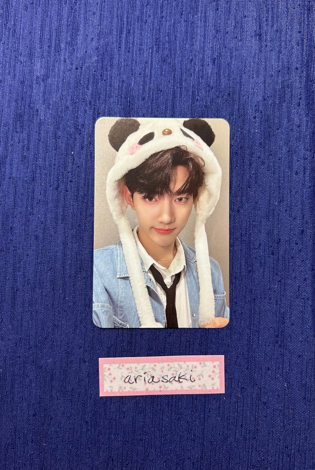 ZB1 Zhang Hao Photocard Makestar Panda Lucky Draw POB