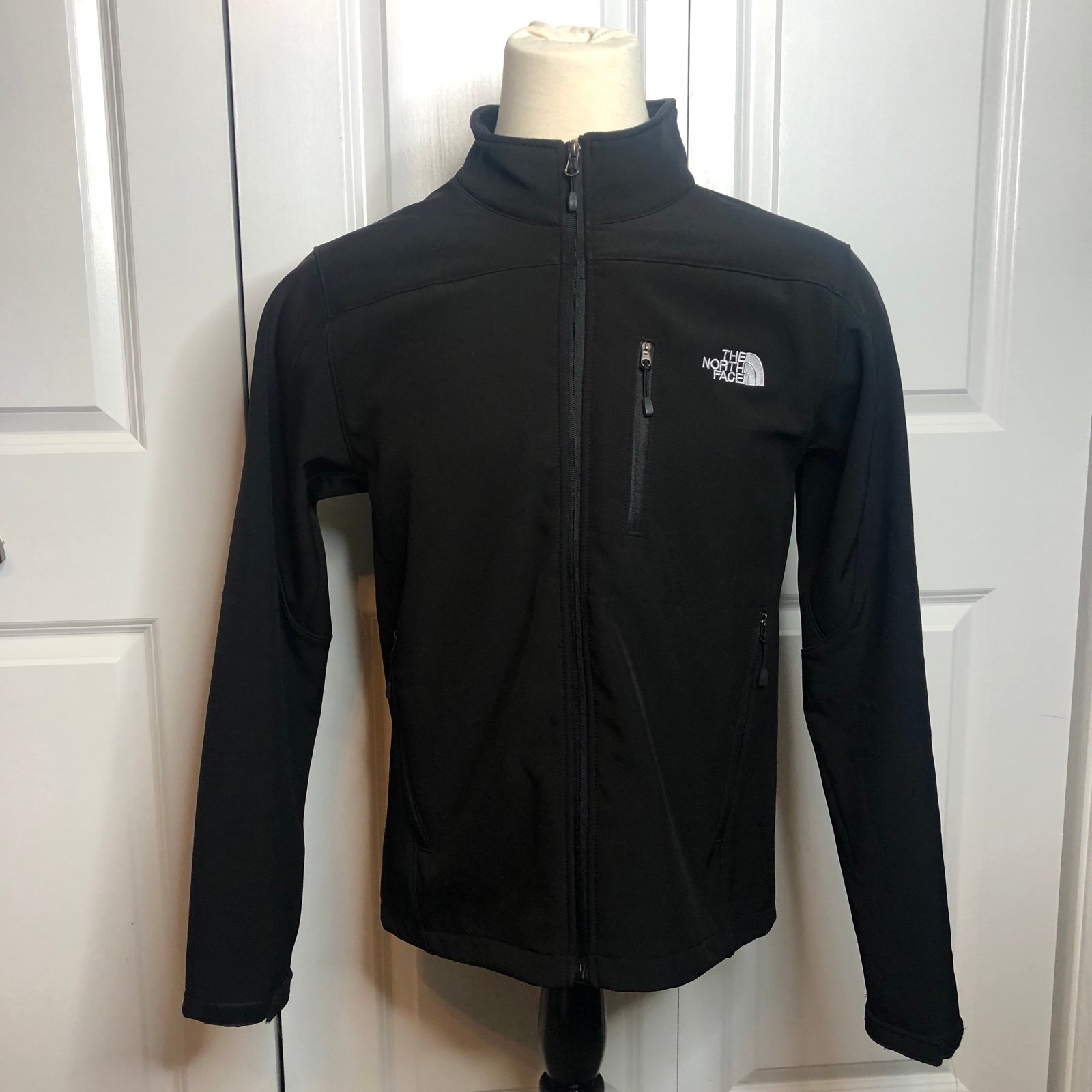 The North Face Jacket Summit Series Full Zip Windstopper Black Mens Size Large