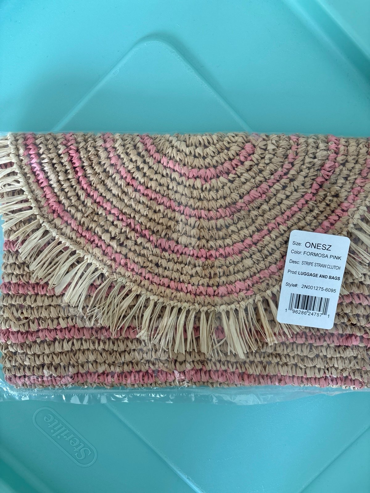 Vineyard Vines Straw Clutch