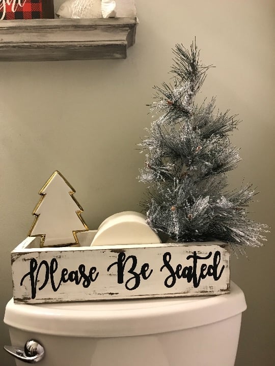 Please Be Seated bathroom box