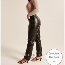Abercrombie and Fitch leather pants