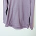 The North Face Size Large Purple Knit Stitch Fleece Hoodie Snap Button Mock Neck