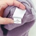 The North Face Size Large Purple Knit Stitch Fleece Hoodie Snap Button Mock Neck