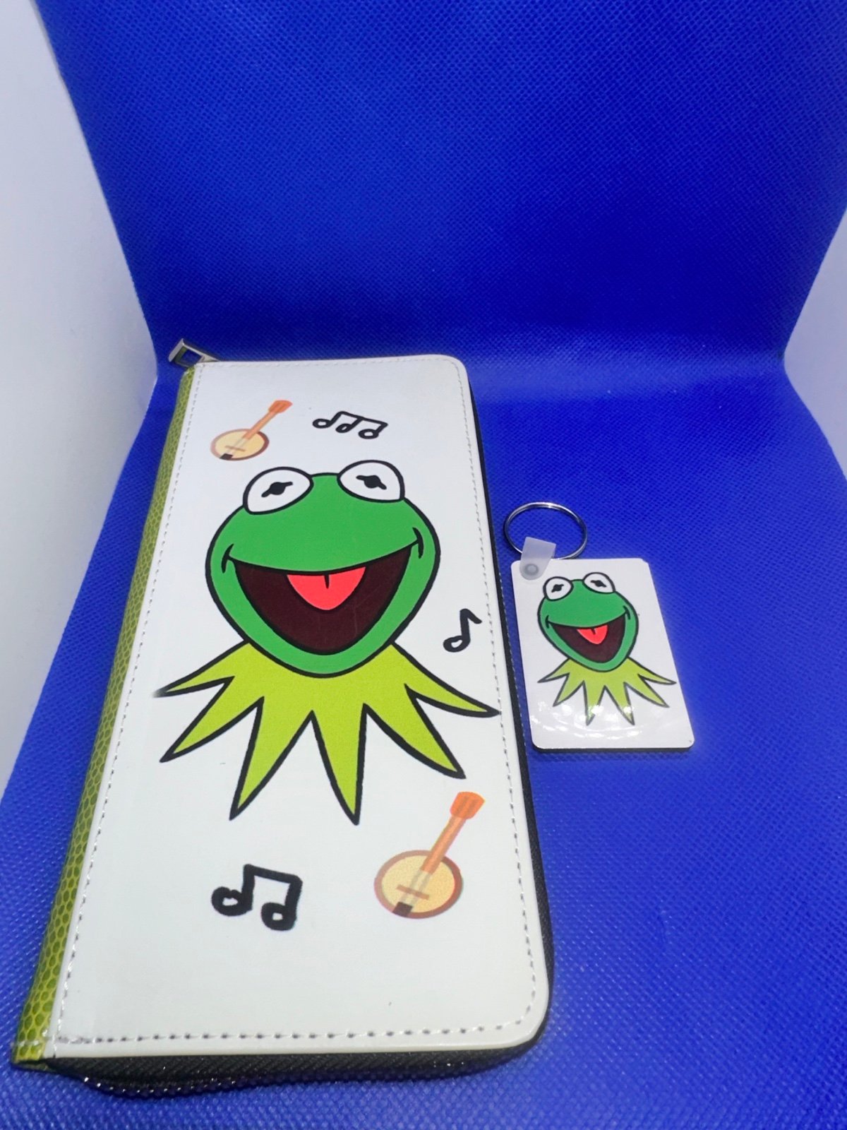 Kermit the frog wallet and keychain