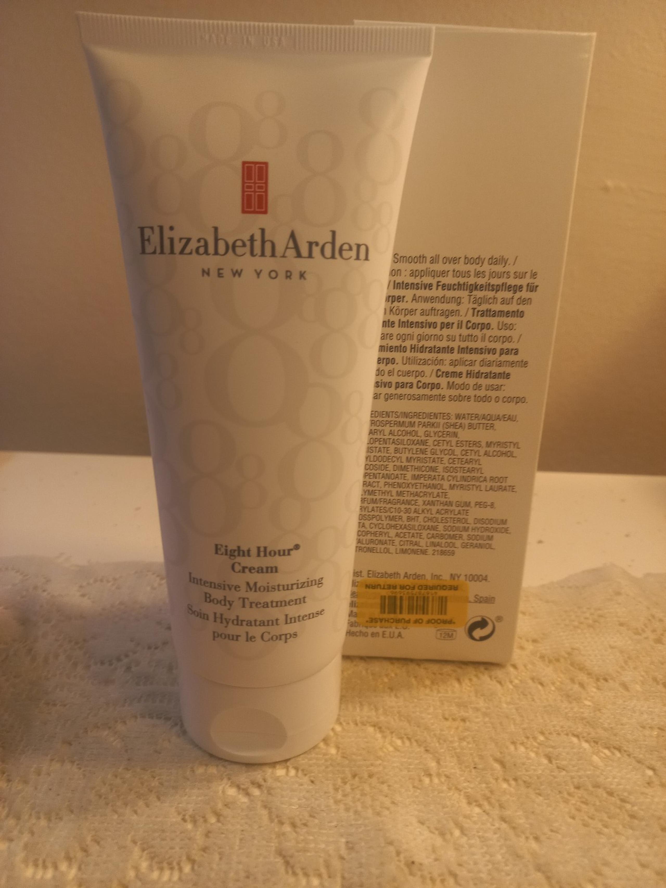 Elizabeth Arden Eight Hour Cream Intensive Body Moisturizing Treatments 6.8oz