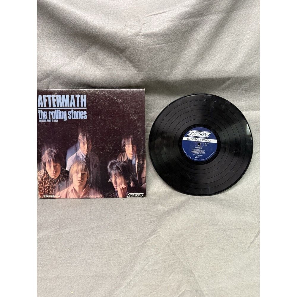 VINTAGE VINYL LP THE ROLLING STONES 'AFTERMATH' LONDON RECORDS PS 476 STEREO