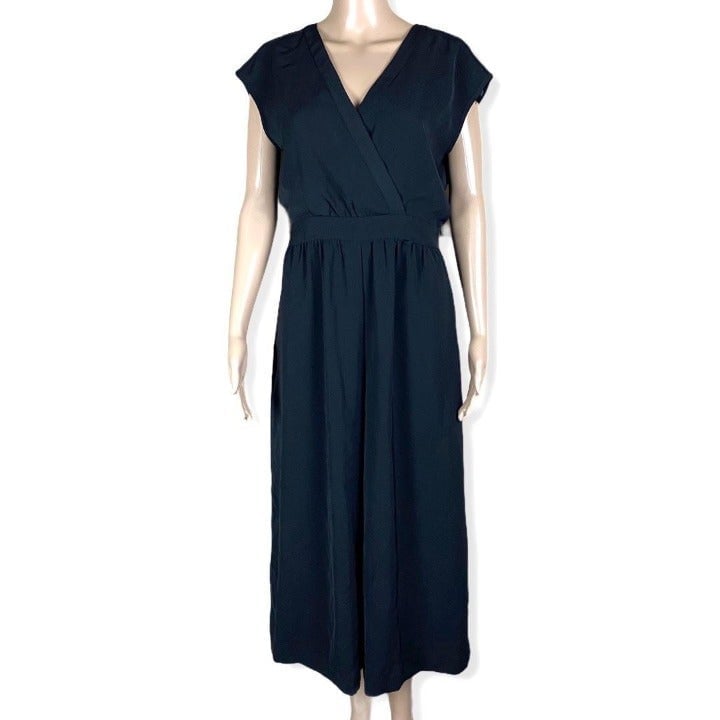 Eliza J Cropped Jumpsuit- size 8