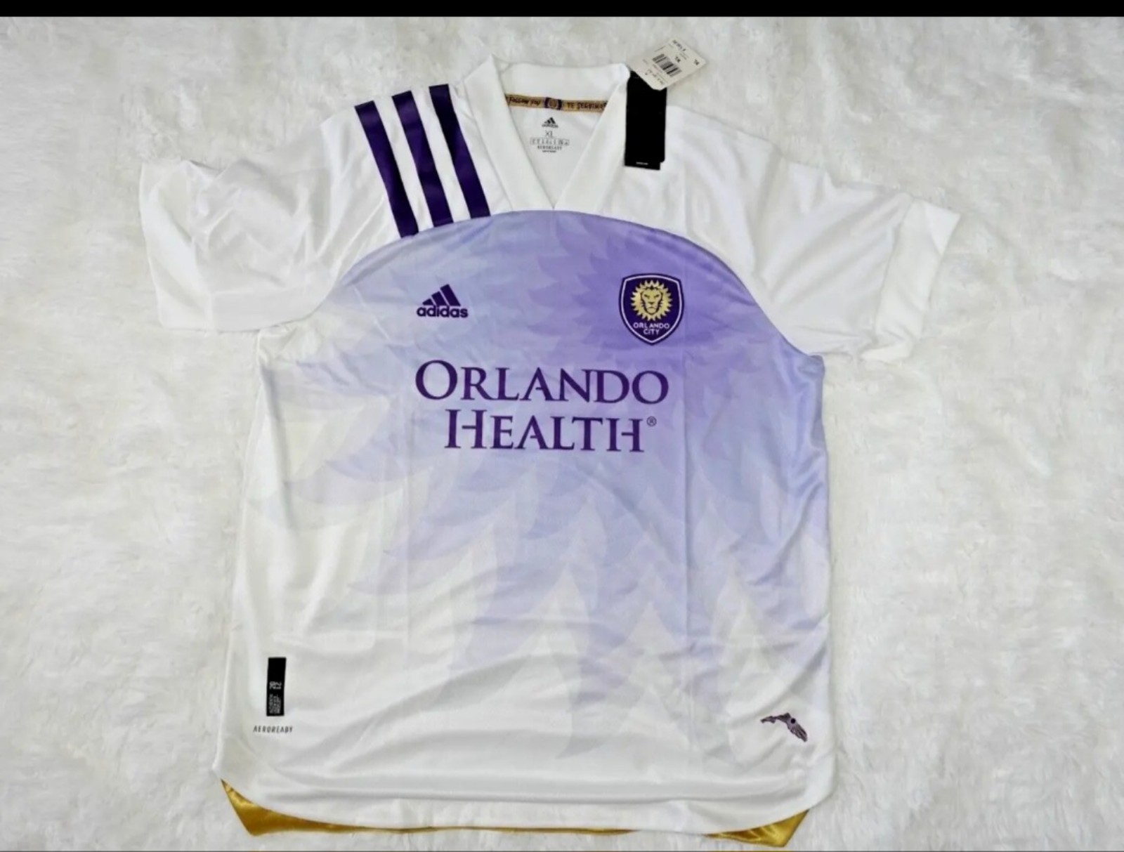 Adidas Men’s MLS Orlando City Auth Rep Away Jersey EH8649 MSRP 130 Size XL NEW